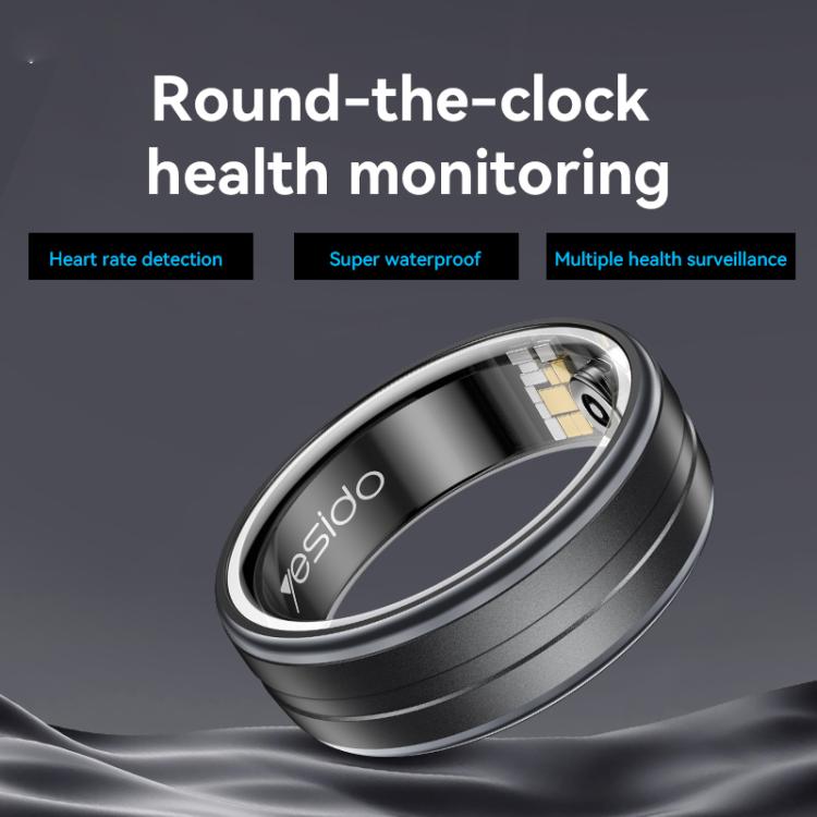 Yesido IO32 Health Monitor Smart Ring, Support Body Temperature / Heart Rate / Blood Pressure / Female Physiological Reminder
