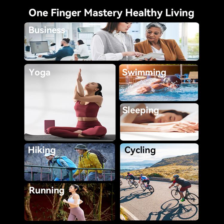 Yesido IO32 Health Monitor Smart Ring, Support Body Temperature / Heart Rate / Blood Pressure / Female Physiological Reminder