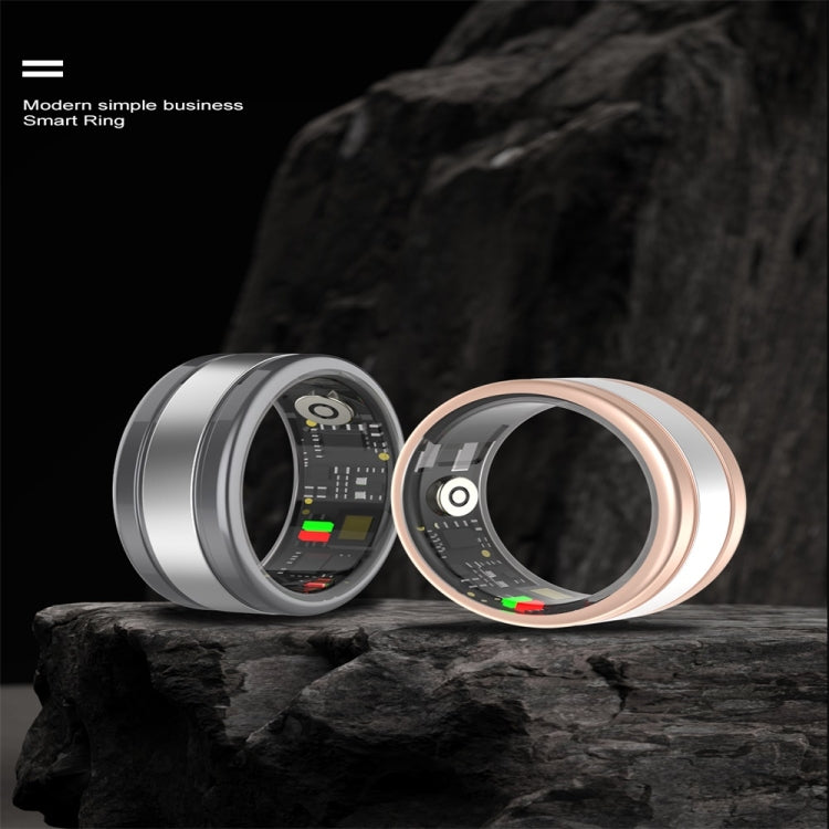 R18 SIZE 9 Smart Ring, Support Heart Rate / Blood Oxygen / Sleep/ Multiple Sports Modes