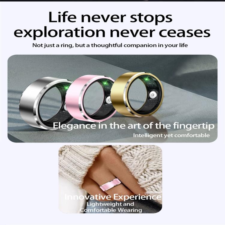 R5 SIZE 10 Smart Ring, Support Health Monitoring / Multiple Sports Modes