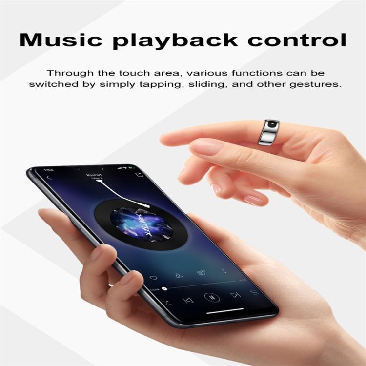 R08 SIZE 11 Smart Ring, Support Heart Rate / Blood Oxygen / Sleep / Multiple Sports Modes