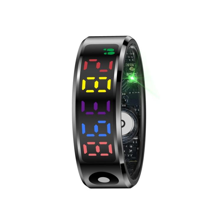 R12 SIZE 8 Smart Ring, Support Heart Rate / Blood Oxygen / Sleep / Multiple Sports Modes