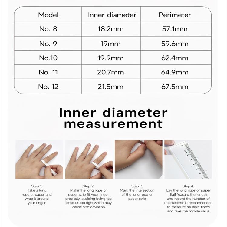 SR08 SIZE 9 Smart Ring, Support Hand Gestures Control / Health Monitoring / Multiple Sports Modes