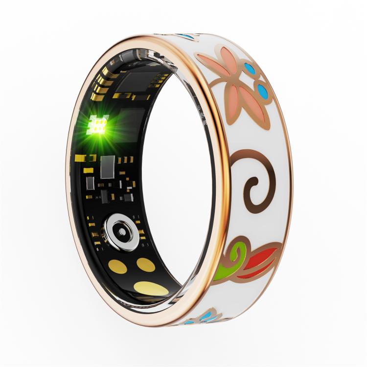 R18 SIZE 9 Smart Ring, Support Heart Rate / Blood Oxygen / Sleep / Care For Faimilies