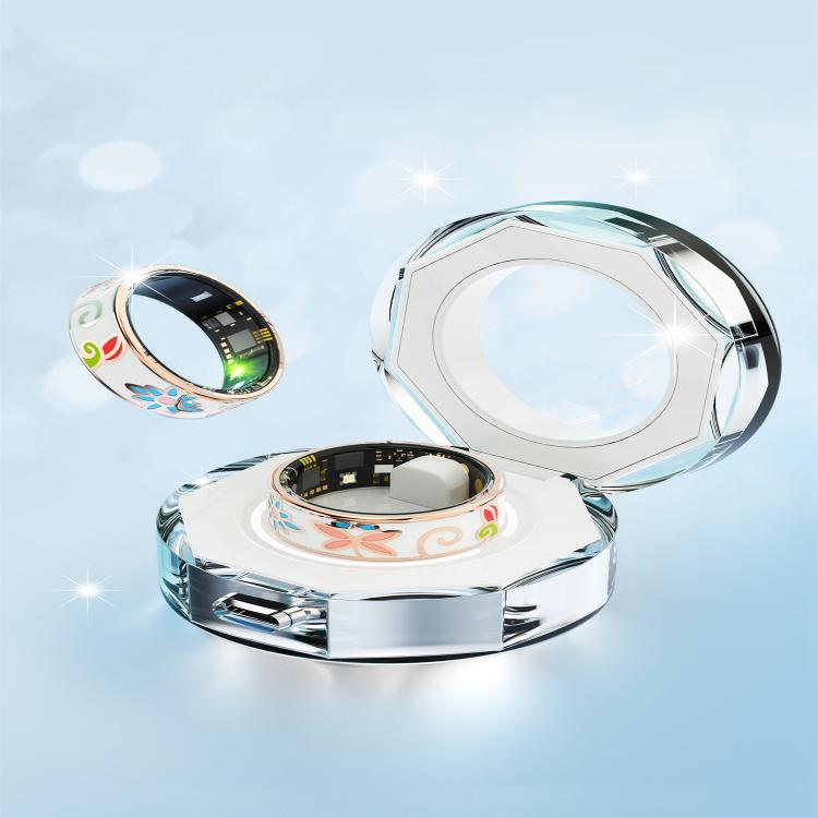 R18 SIZE 9 Smart Ring, Support Heart Rate / Blood Oxygen / Sleep / Care For Faimilies