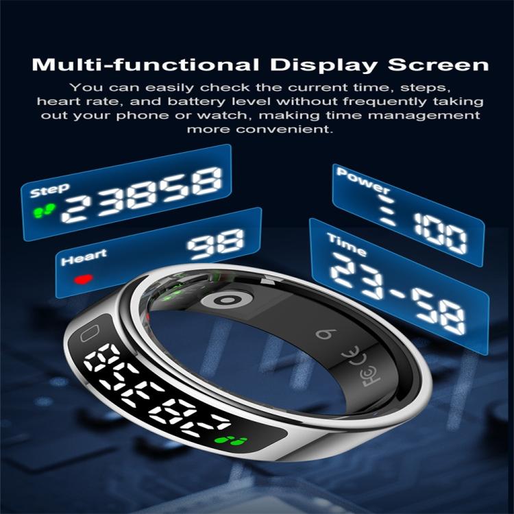 R11C SIZE 7 Smart Ring, Support Heart Rate / Blood Oxygen / Sleep Monitoring / Multiple Sport Modes