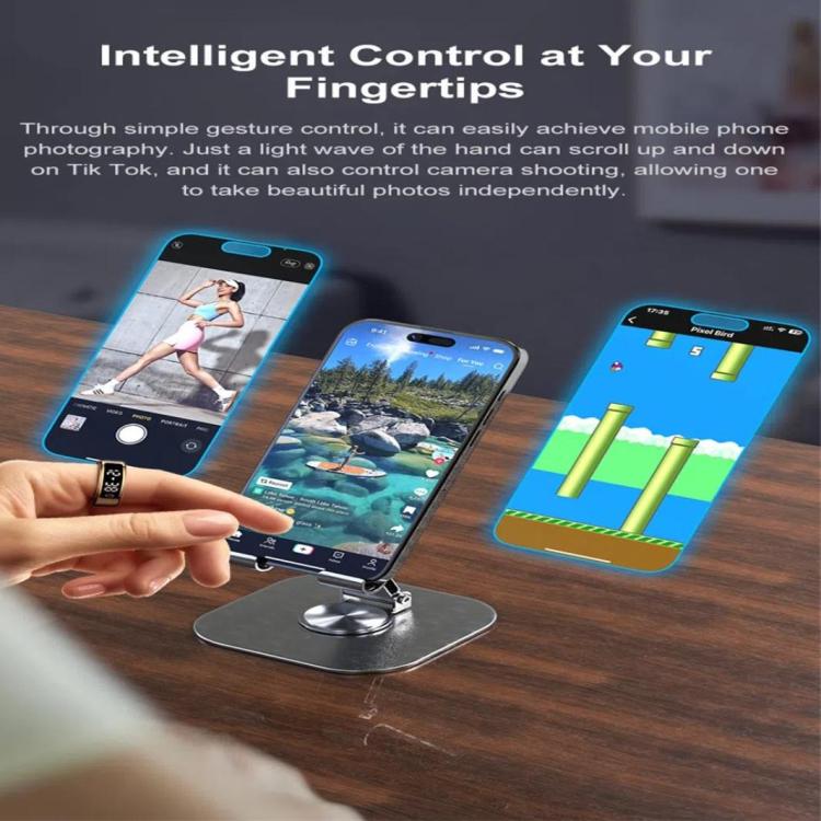 R11C SIZE 7 Smart Ring, Support Heart Rate / Blood Oxygen / Sleep Monitoring / Multiple Sport Modes