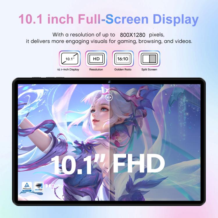 Pad 8 Pro 10.1 inch 4G LTE Tablet PC Combo Set, 4GB+32GB, Android 10 MT6755 Octa Core, with Keyboard / Mouse / Leather Case, UK Plug