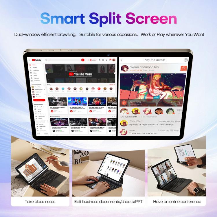 Pad 9 Pro 10.1 inch 4G LTE Tablet PC Combo Set, 4GB+32GB, Android 10 MT6755 Octa Core, with Keyboard / Mouse / Leather Case, AU Plug